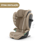 Cybex Cadeira Auto Solution G2 i-Fix Plus - Almond Beige