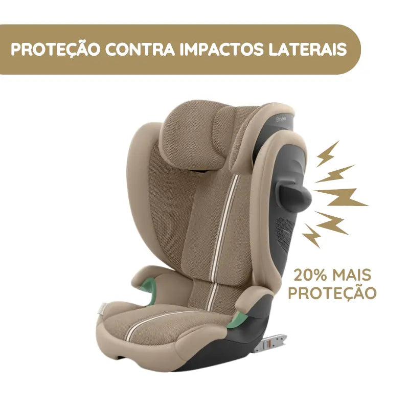 Cybex Cadeira Auto Solution G2 i-Fix Plus - Almond Beige