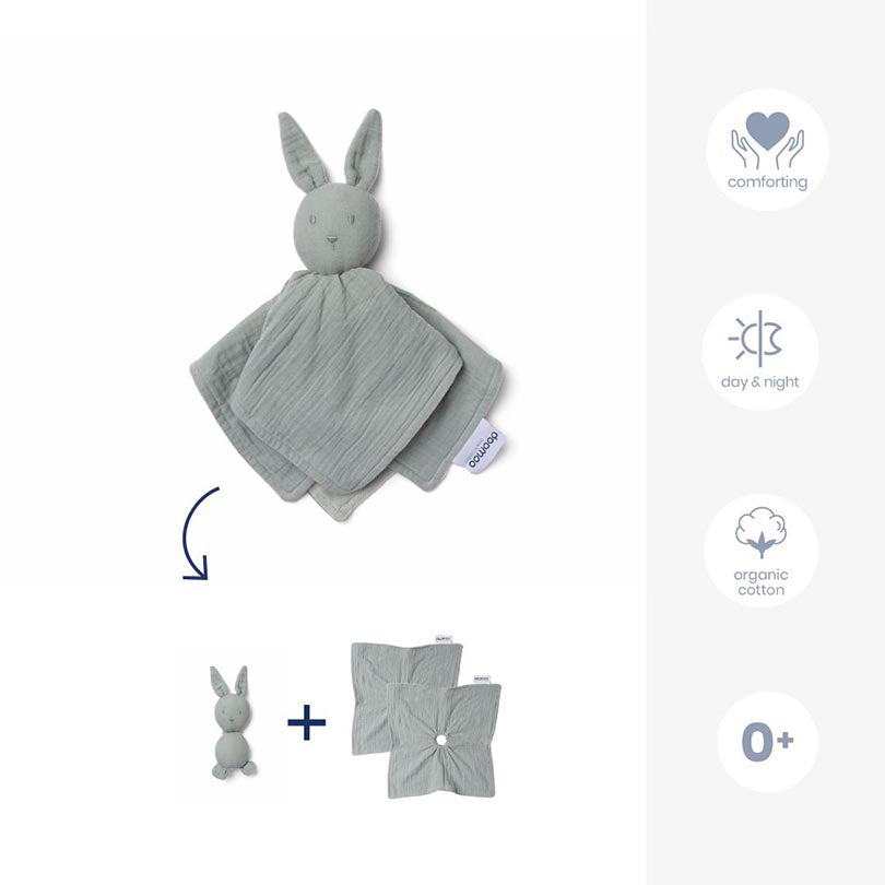 Doomoo Basics Doudou You & Me - Verde