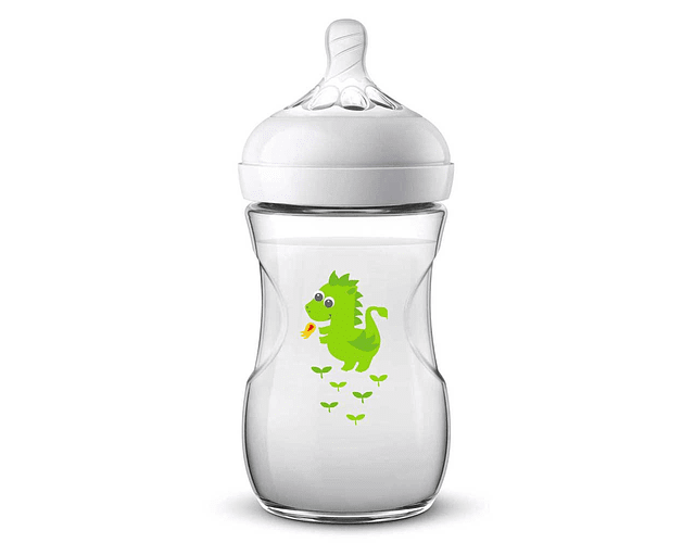 Philips Avent - Natural - Biberão 260 ml. - Dragão - Embalagem Individual