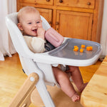 Ergobaby Assento e Tabuleiro para Cadeira Evolve - Madeira Natural