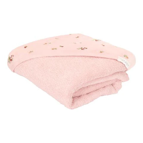 Little Dutch Toalha com Capuz - Bordada | Blossom - 75x75 cm