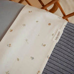 Little Dutch Manta de Malha para Berço | Cot Blanket | Pure Denim Blue