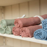 Little Dutch Swaddle 120 x 120 em Musselina - Pure Pink Blossom