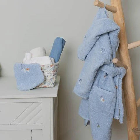 Little Dutch Swaddle 120 x 120 em Musselina - Pure Denim Blue