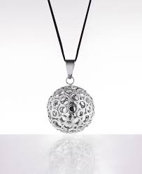 Cache Coeur Bola de Grossesse "Chamador de Anjos" - Bubble/Silver