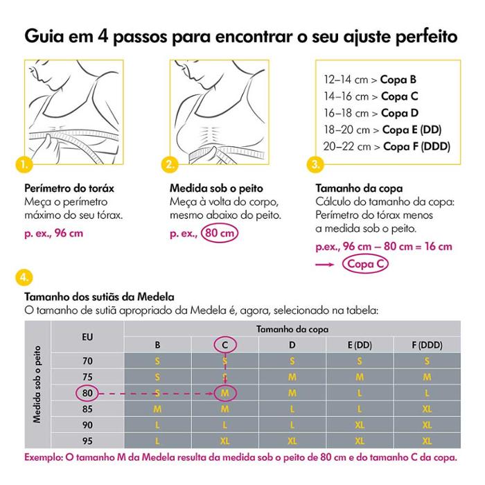 Medela Top de Extração Hands-Free Branco - S