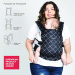 Isara The ONE Mochila Portabebé - Diamonda Black