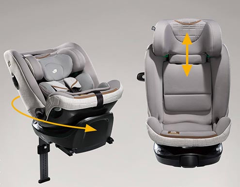 Cadeira Auto I-Spin XL Signature da Joie - Carbon