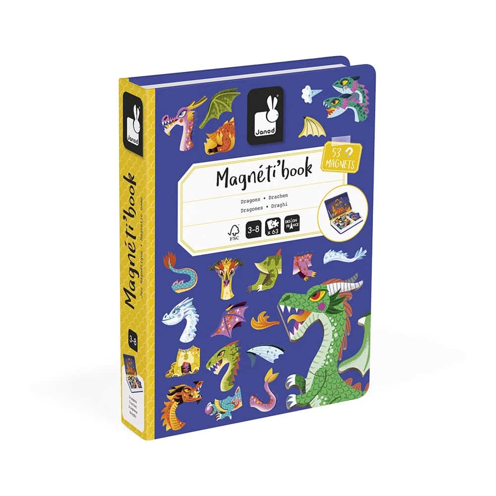 Janod Livro Magnético Dragões
