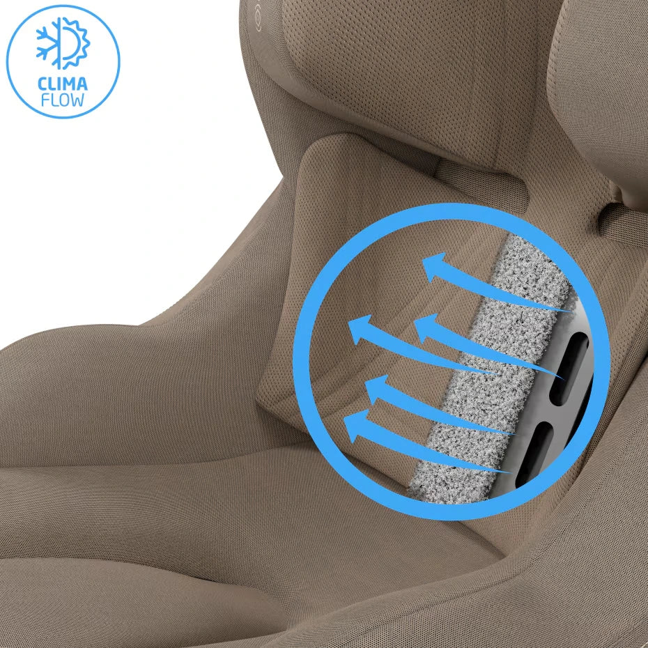 Maxi-Cosi Mica Slide Pro Authentic Truffle sistema ClimaFlow