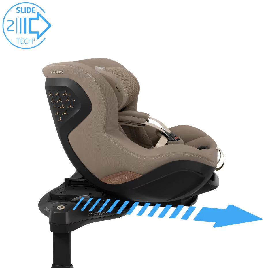 Maxi-Cosi Mica Slide Pro Authentic Truffle com tecnologia SLIDETECH 2