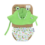 ZooCchini - Conjunto de Banho Chapéu e Cueca 12-24 meses - Crocodilo