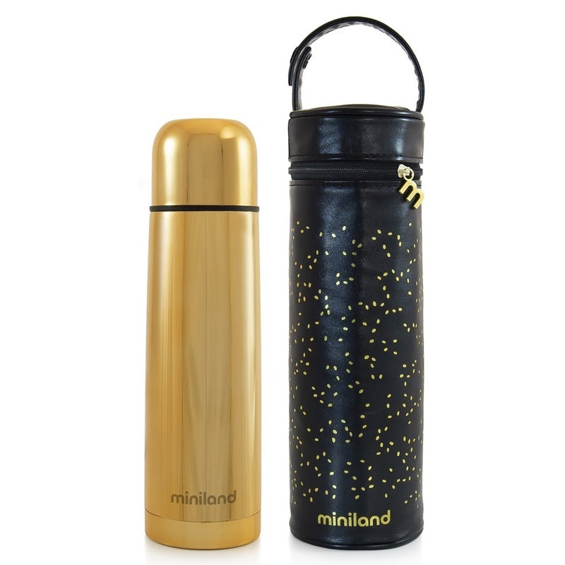 Miniland Termo Líquidos 500ml + Bolsa Térmica Deluxe Gold