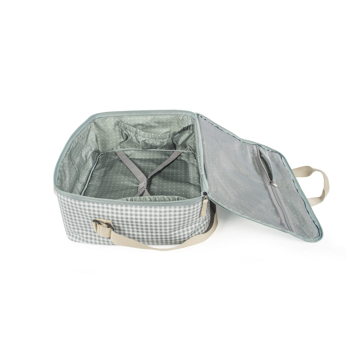 Walking Mum Mala de Maternidade I Love Vichy - Verde
